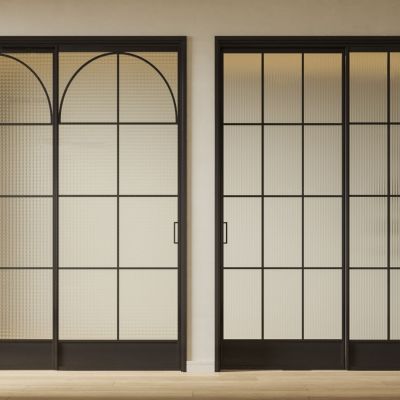 法式玻璃移门 推拉门