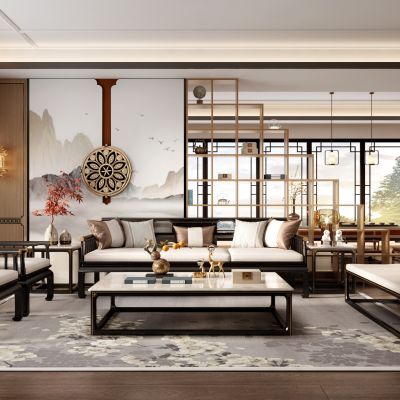 新中式客厅