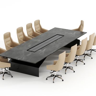 现代会议桌椅组合