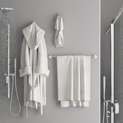 花洒_淋浴花洒_浴巾_毛巾_卫浴用品_浴衣_毛巾架