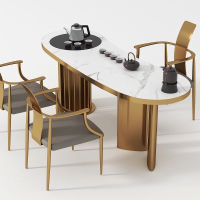 现代茶桌椅组合