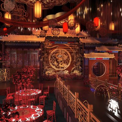 中式婚礼宴会布置