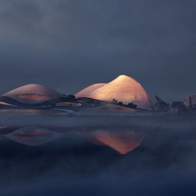 现代大剧院外观