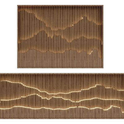 新中式格栅背景