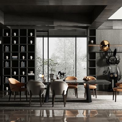 现代轻奢风格餐厅