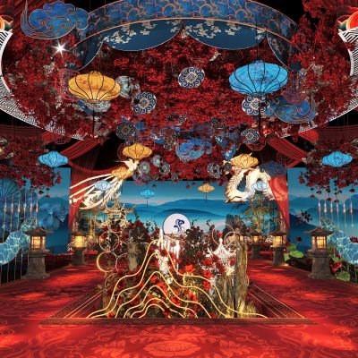 中式婚礼宴会布置