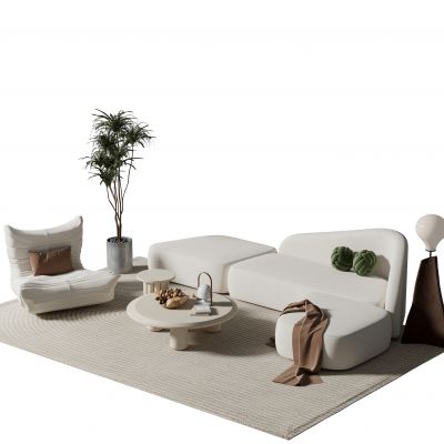 现代沙发茶几组合