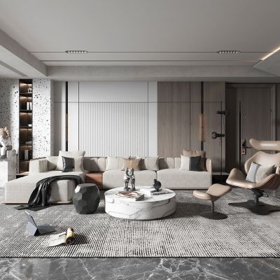 现代极简风格客厅