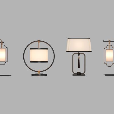 新中式台灯组合