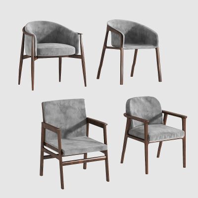 新中式单椅_餐椅_休闲椅_茶椅_书桌椅