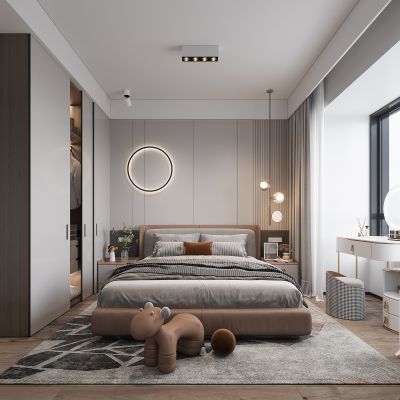 现代卧室