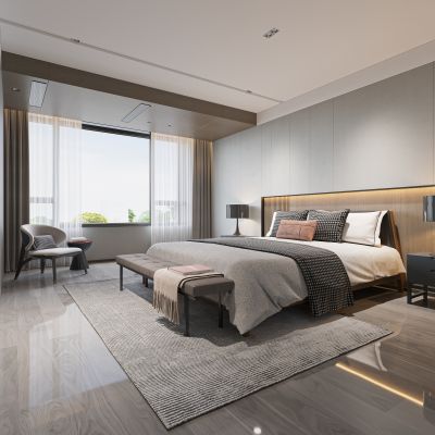 现代卧室