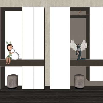 现代鞋柜 装饰柜 玄关柜