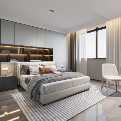 现代卧室