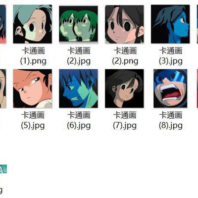 卡通挂画贴图和同款CAD