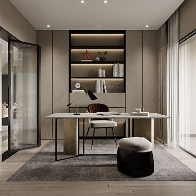 现代家居书房
