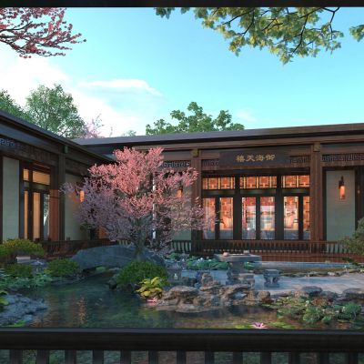 新中式庭院