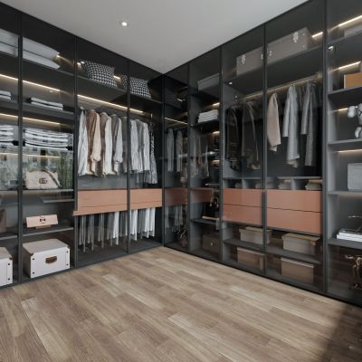现代衣帽间 