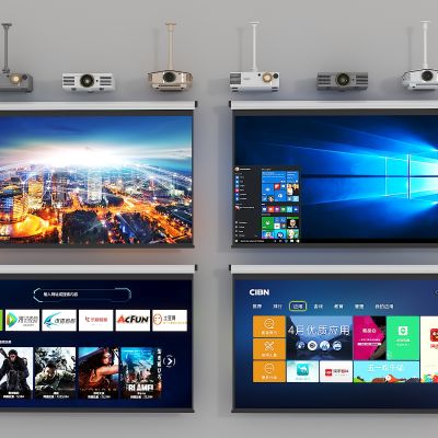 现代投影仪_投影幕布