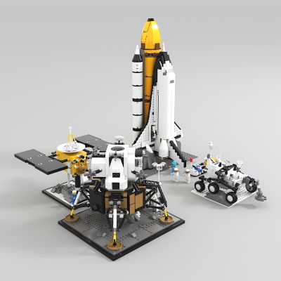 现代乐高航天系列玩具