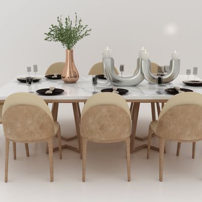 现代风格餐桌