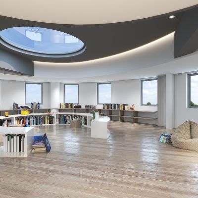 现代幼儿园亲子阅读室