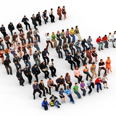 人群 小孩 办公