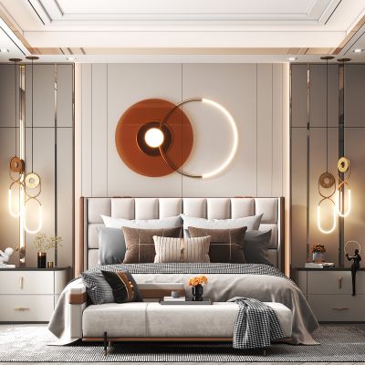 现代轻奢卧室