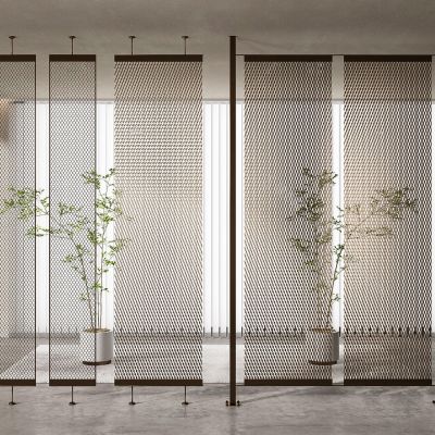 网格屏风 隔断