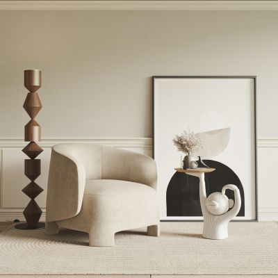 侘寂风休闲沙发