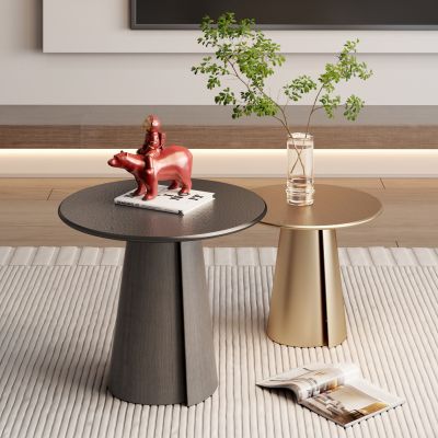 现代边几_角几_金属边几_书籍摆件_绿植摆件