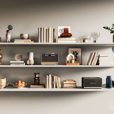 侘寂书籍花瓶饰品摆件