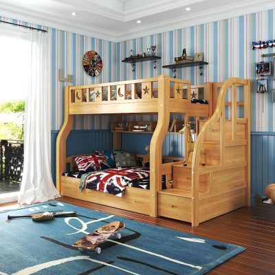 欧式儿童房上下床