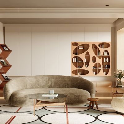 现代中古风客餐厅