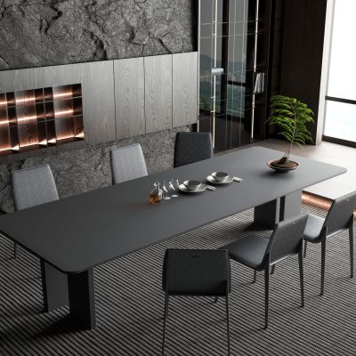 现代餐桌椅组合