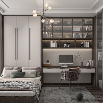 现代榻榻米卧室