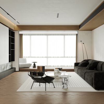 现代极简客餐厅