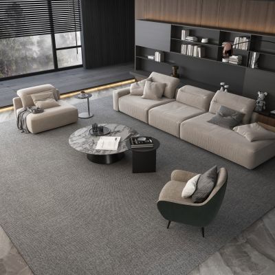 现代沙发茶几组合