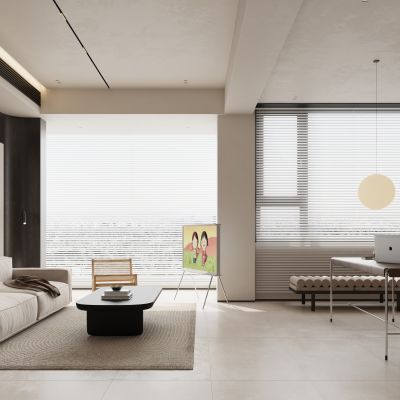 现代极简客餐厅