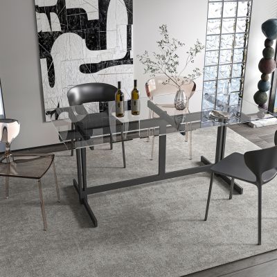 现代餐桌椅组合