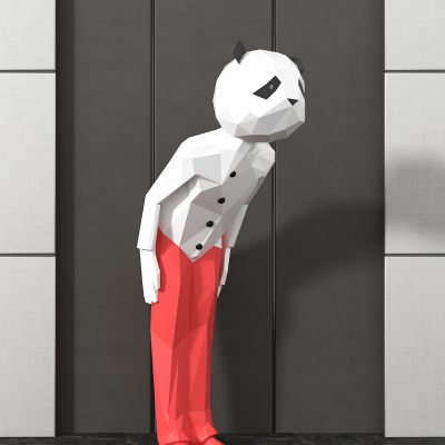 现代迎宾人_雕塑