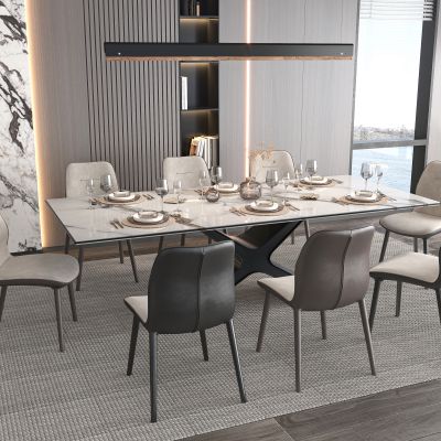 现代餐桌椅组合