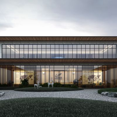 售楼中心 综合楼3D模型