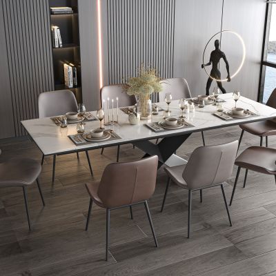 现代餐桌椅组合