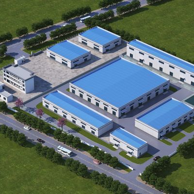 现代工业厂房_钢结构_化工厂