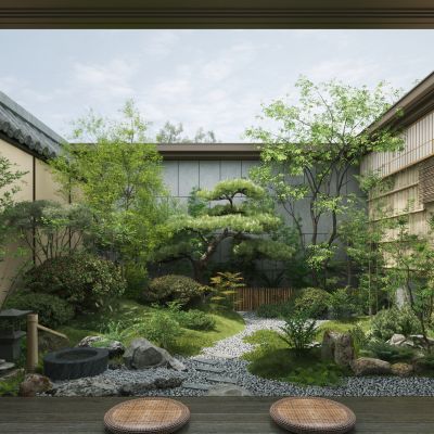 新中式庭院景观