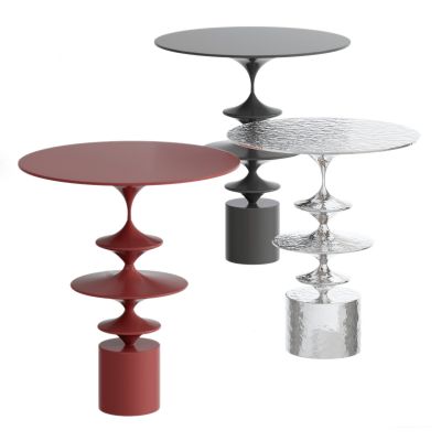 Luxury现代边几角几3D模型