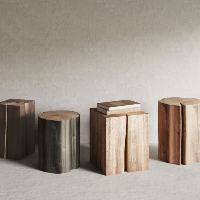 木墩 边几 角几