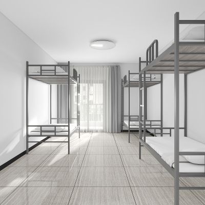 现代员工宿舍，高低床