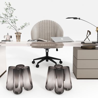 现代书桌椅组合